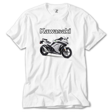 Kawasaki Ninja 250R Beyaz Tişört
