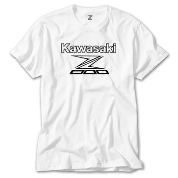 Kawasaki Z800 Text Beyaz Tişört