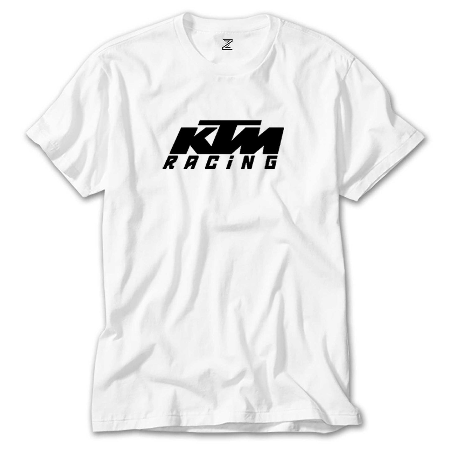 İndirimli KTM Racing Black Logo Beyaz Tişört