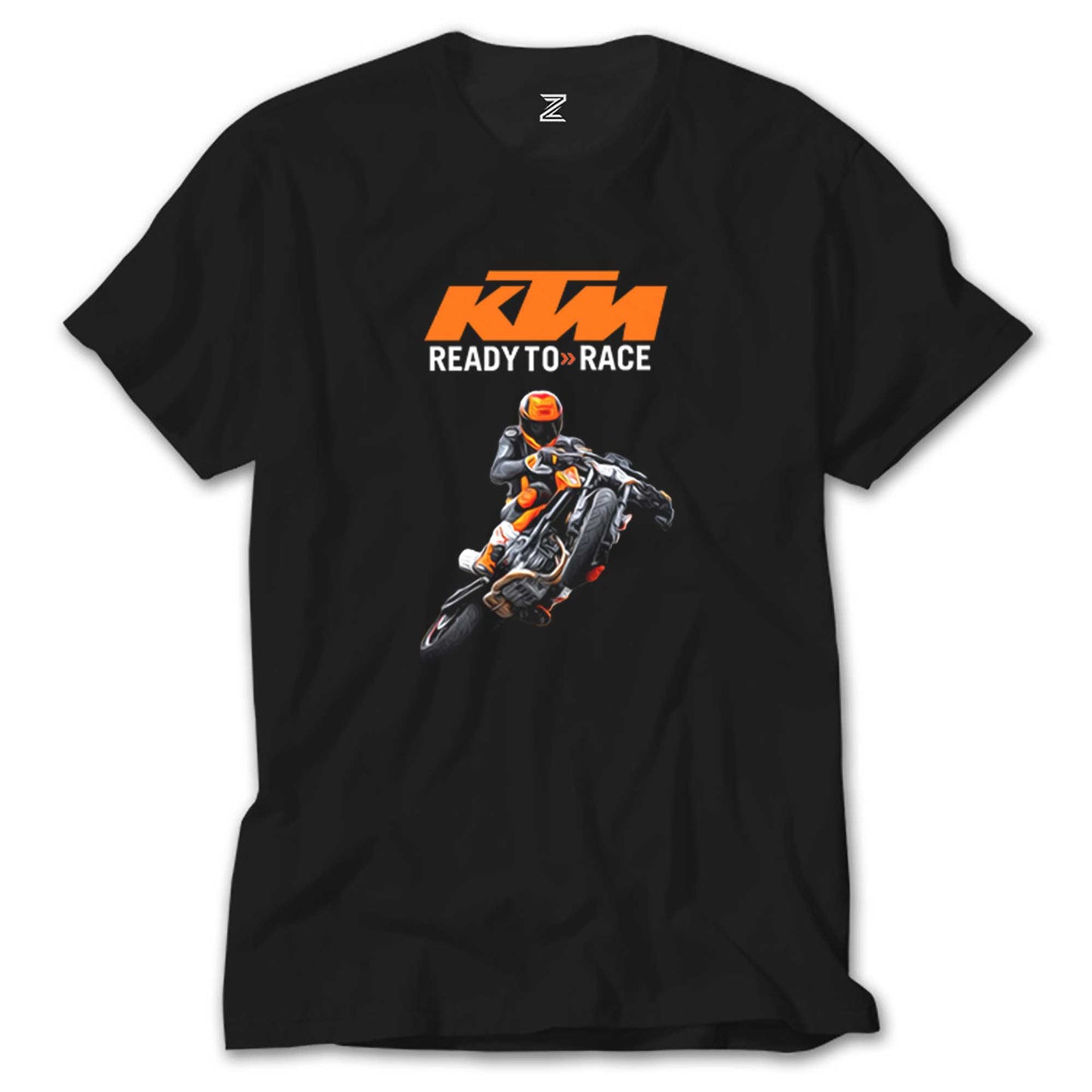 İndirimli KTM Ready To Race Moto Siyah Tişört