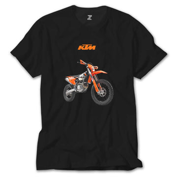 KTM 500 EXC Enduro Motorcycle Siyah Tişört