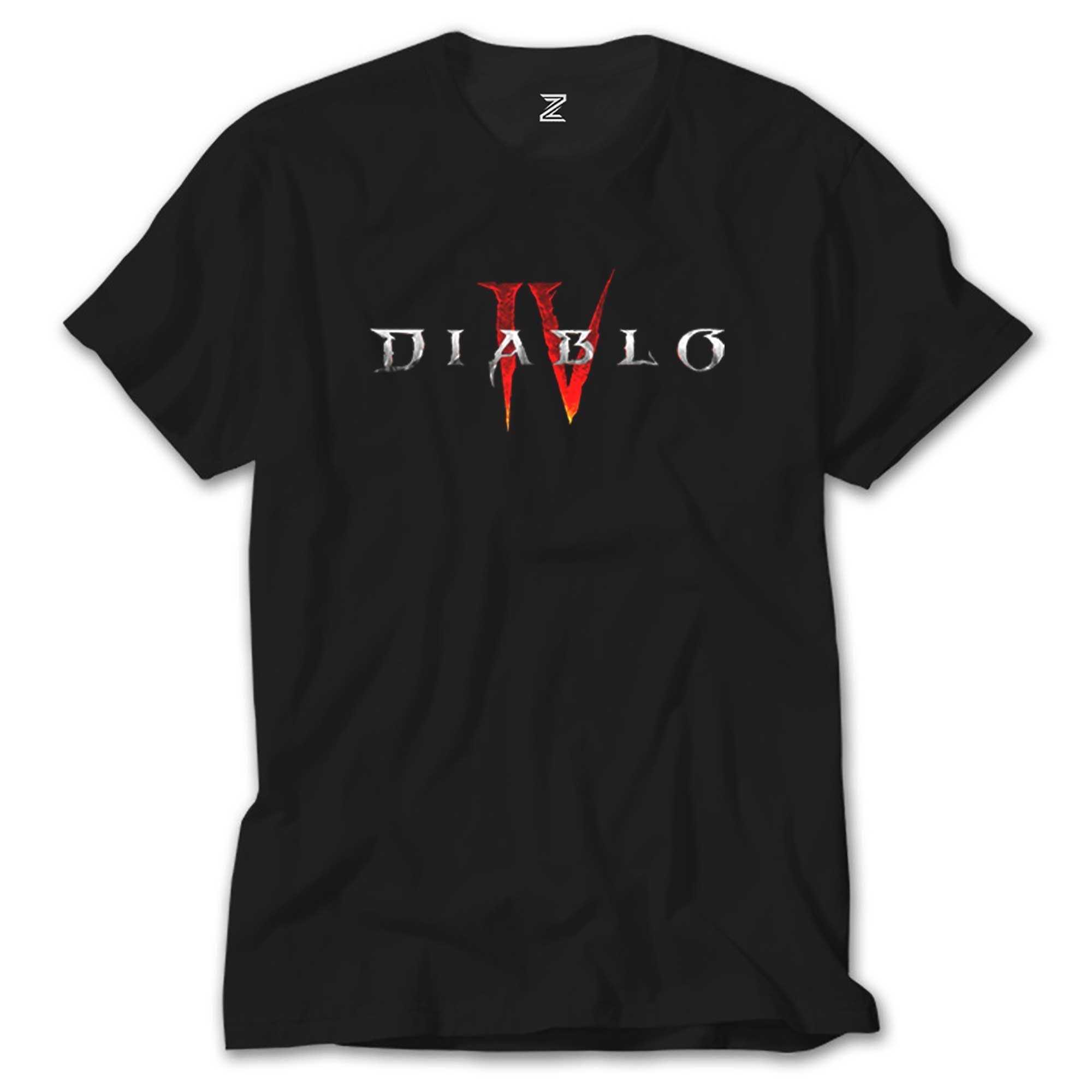Diablo IV Logo Siyah Tişört