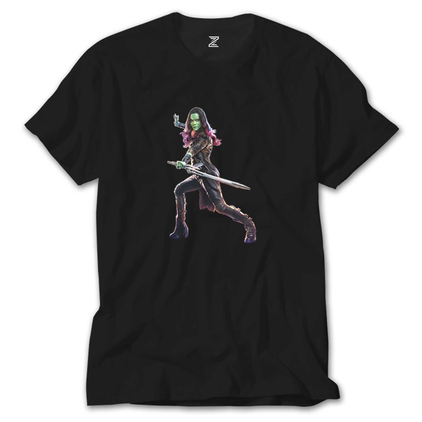 Galaksinin Koruyucuları Gamora Siyah Tişört