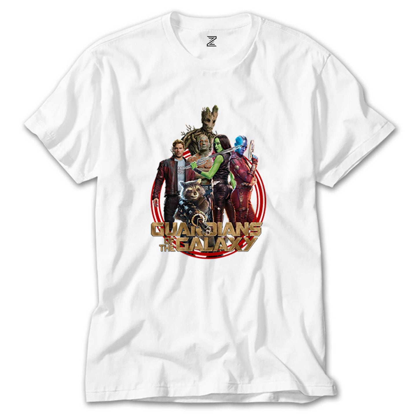 Galaksinin Koruyucuları Team Beyaz Tişört
