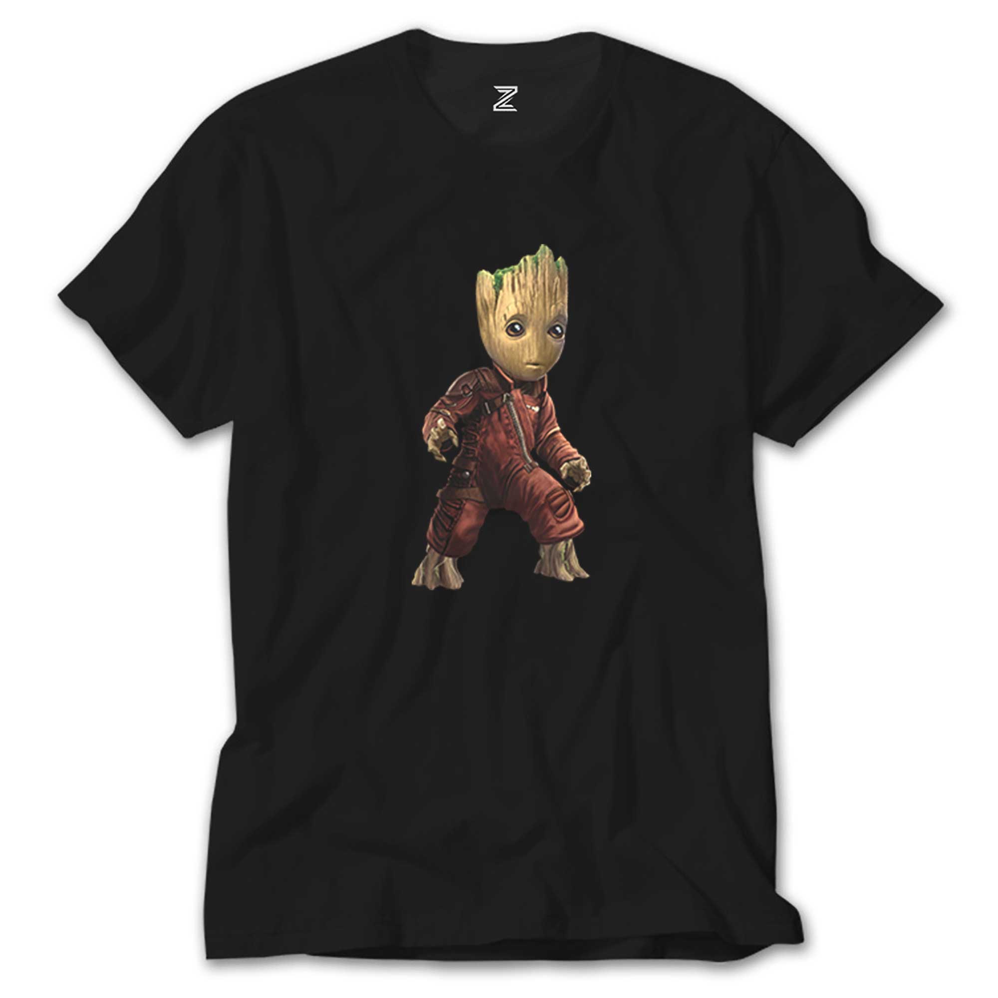 Groot Baby Warrior Siyah Tişört
