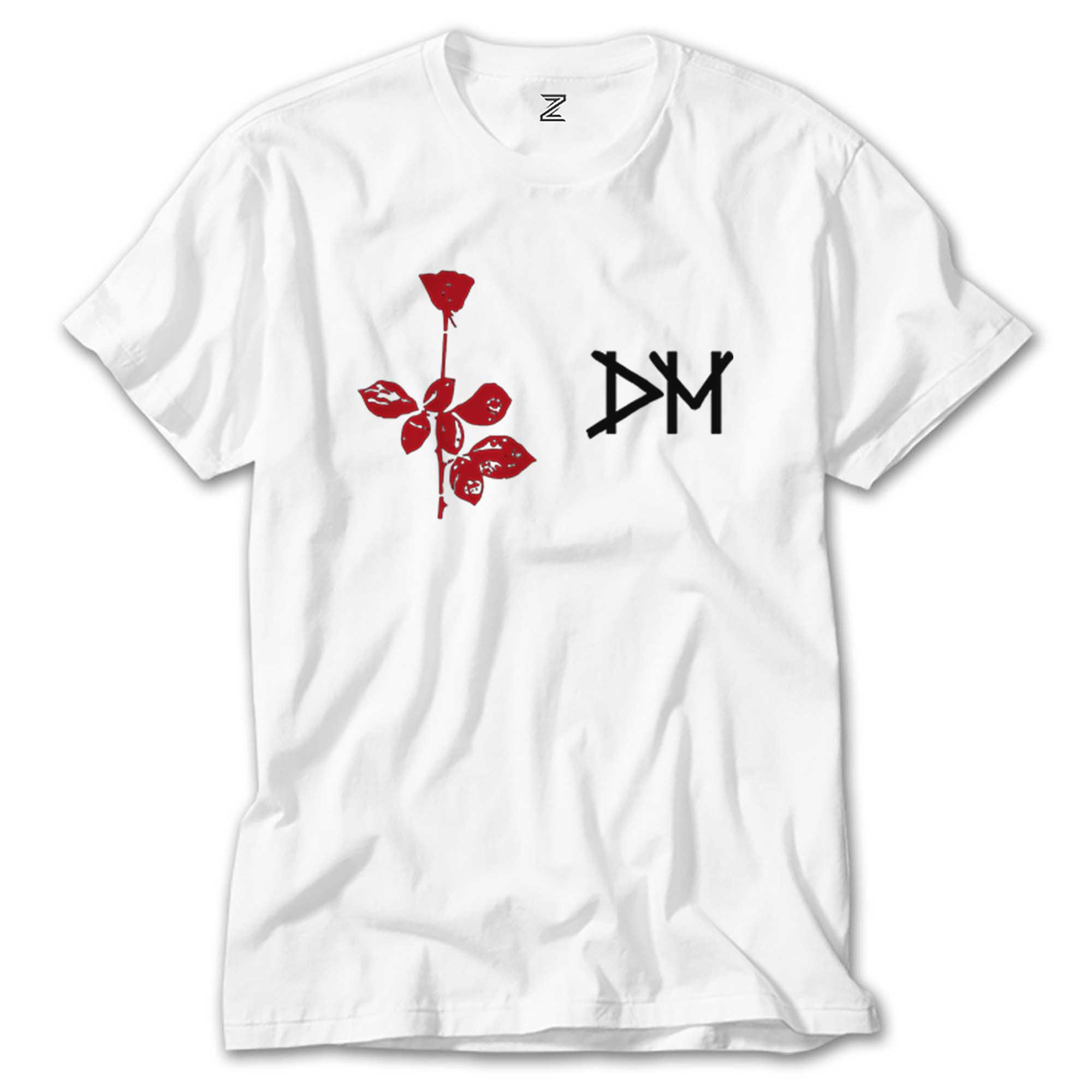 Depeche Mode Rose Beyaz Tişört