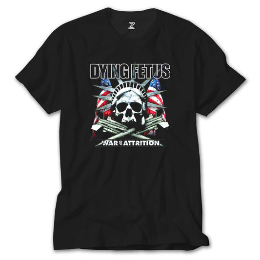 Dying Fetus War Of Attrition Siyah Tişört