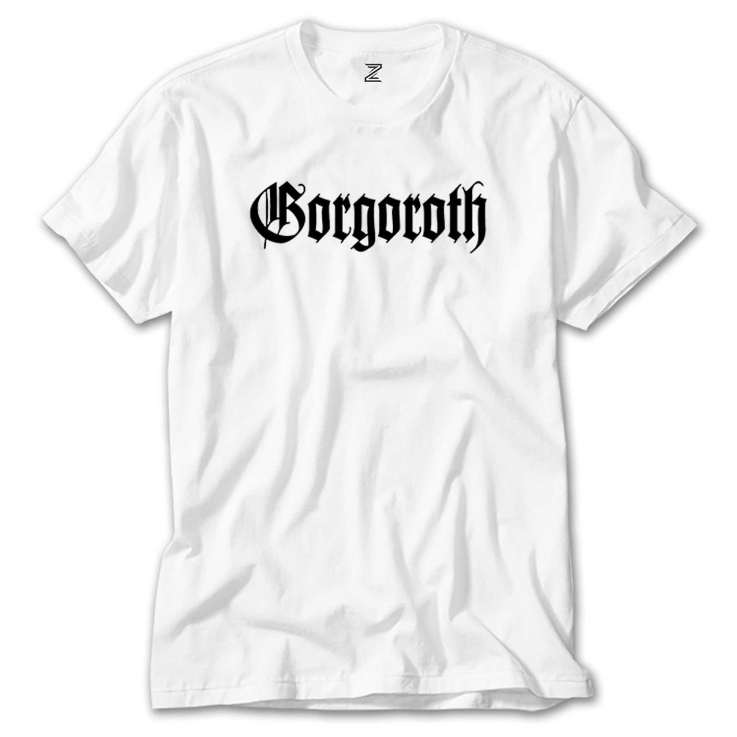 Gorgoroth Text Logo Beyaz Tişört