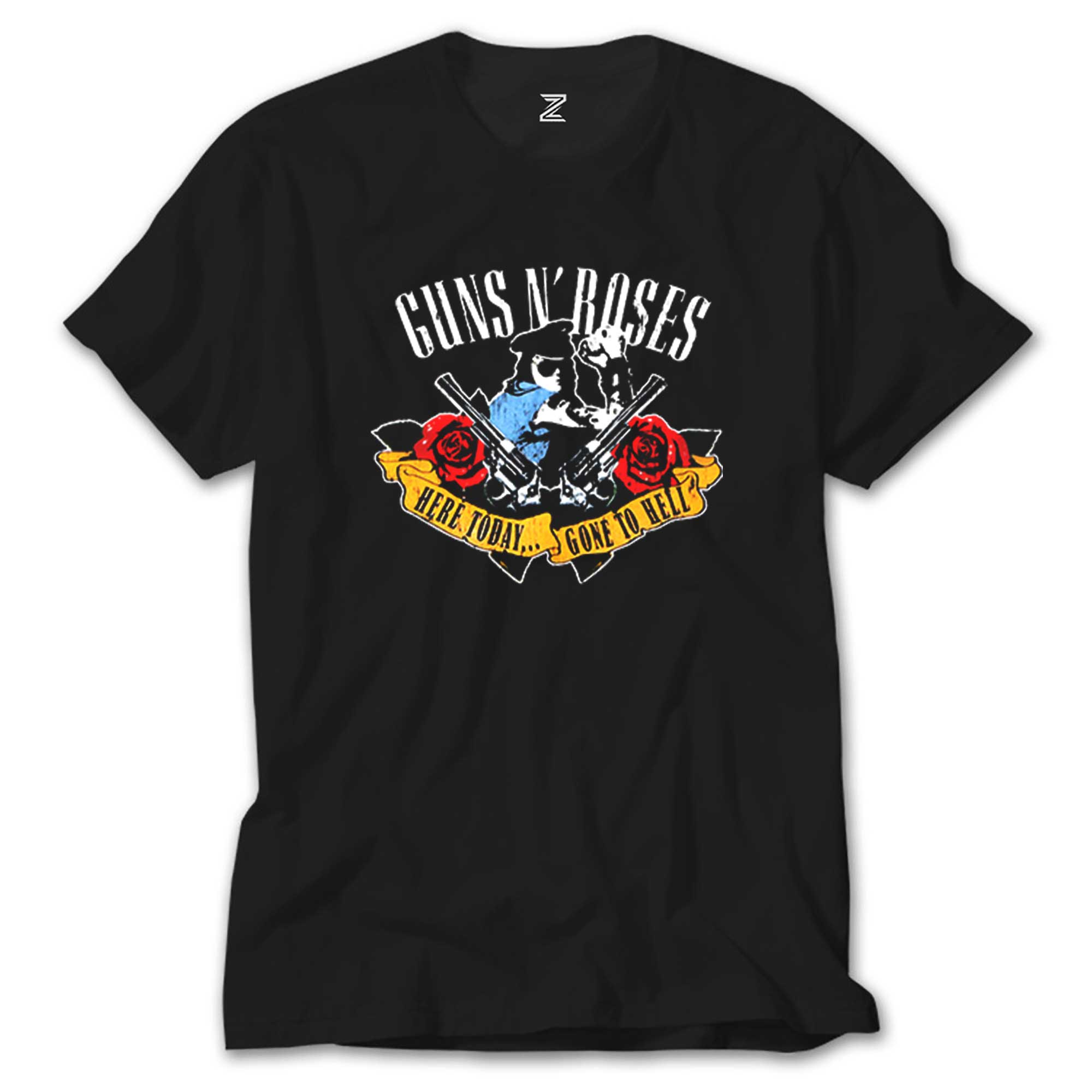 Guns N' Roses Gone to Hell Siyah Tişört