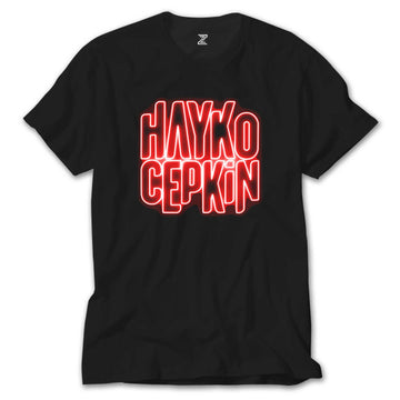 Hayko Cepkin Neon Siyah Tişört