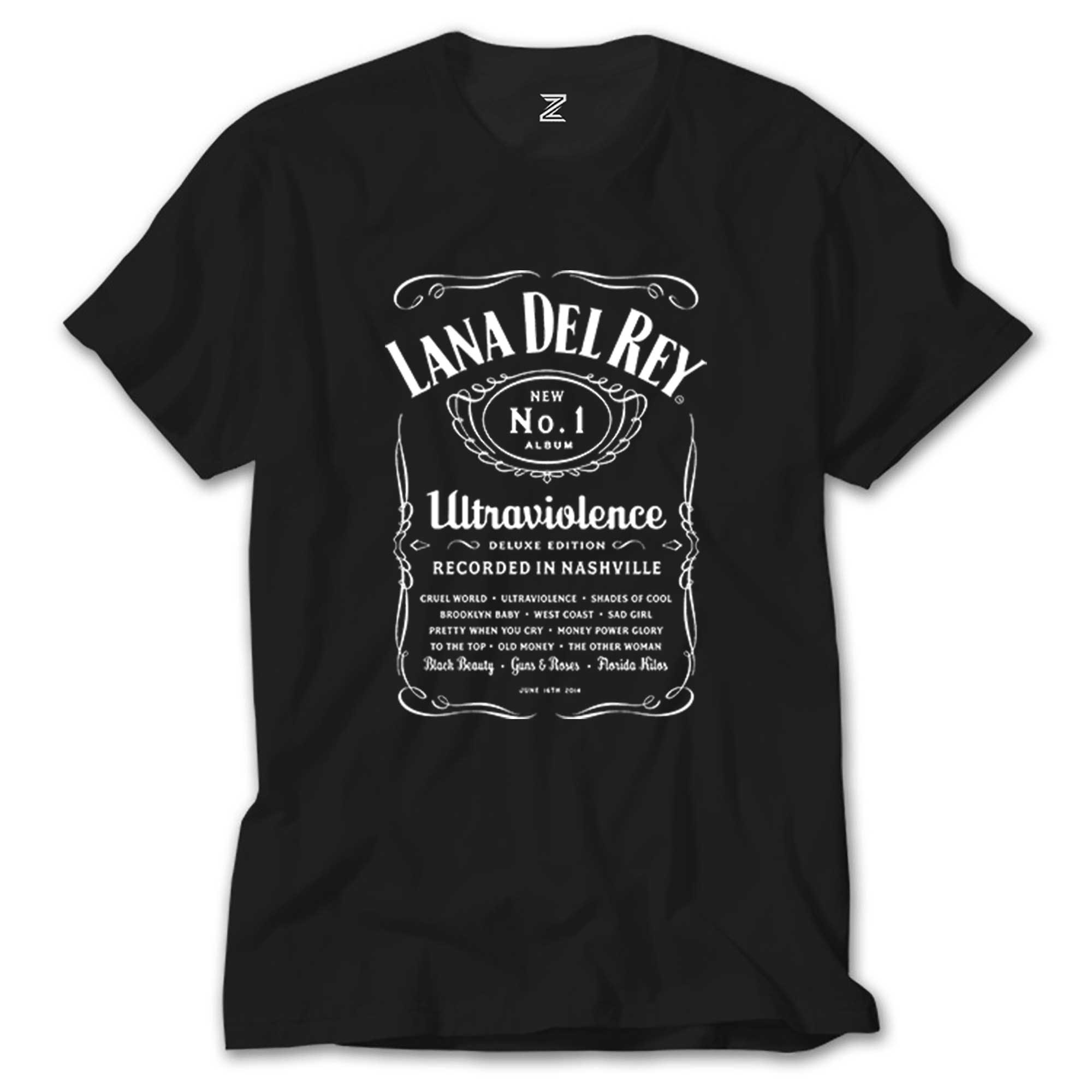 Lana Del Rey Ultraviolence Siyah Tişört