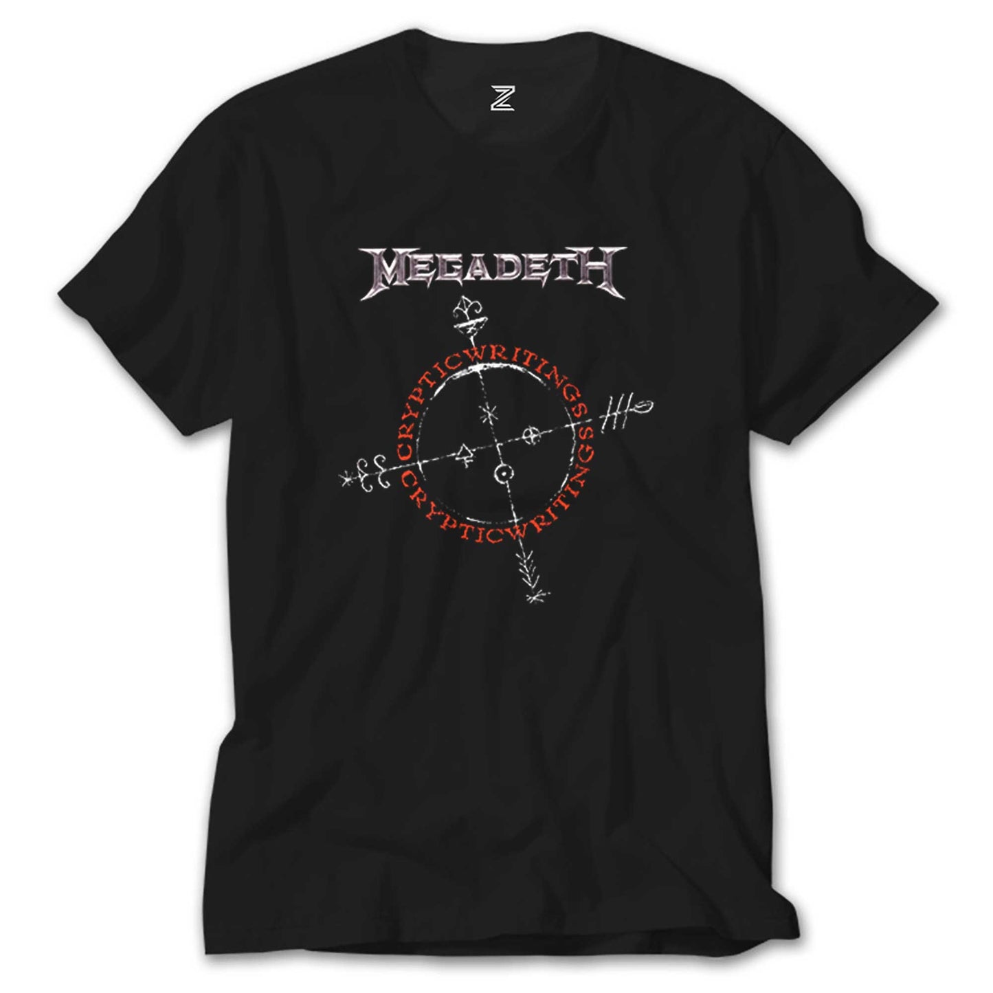 İndirimli Megadeth Cryptic Writings 1997 Siyah Tişört
