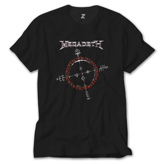 İndirimli Megadeth Cryptic Writings 1997 Siyah Tişört