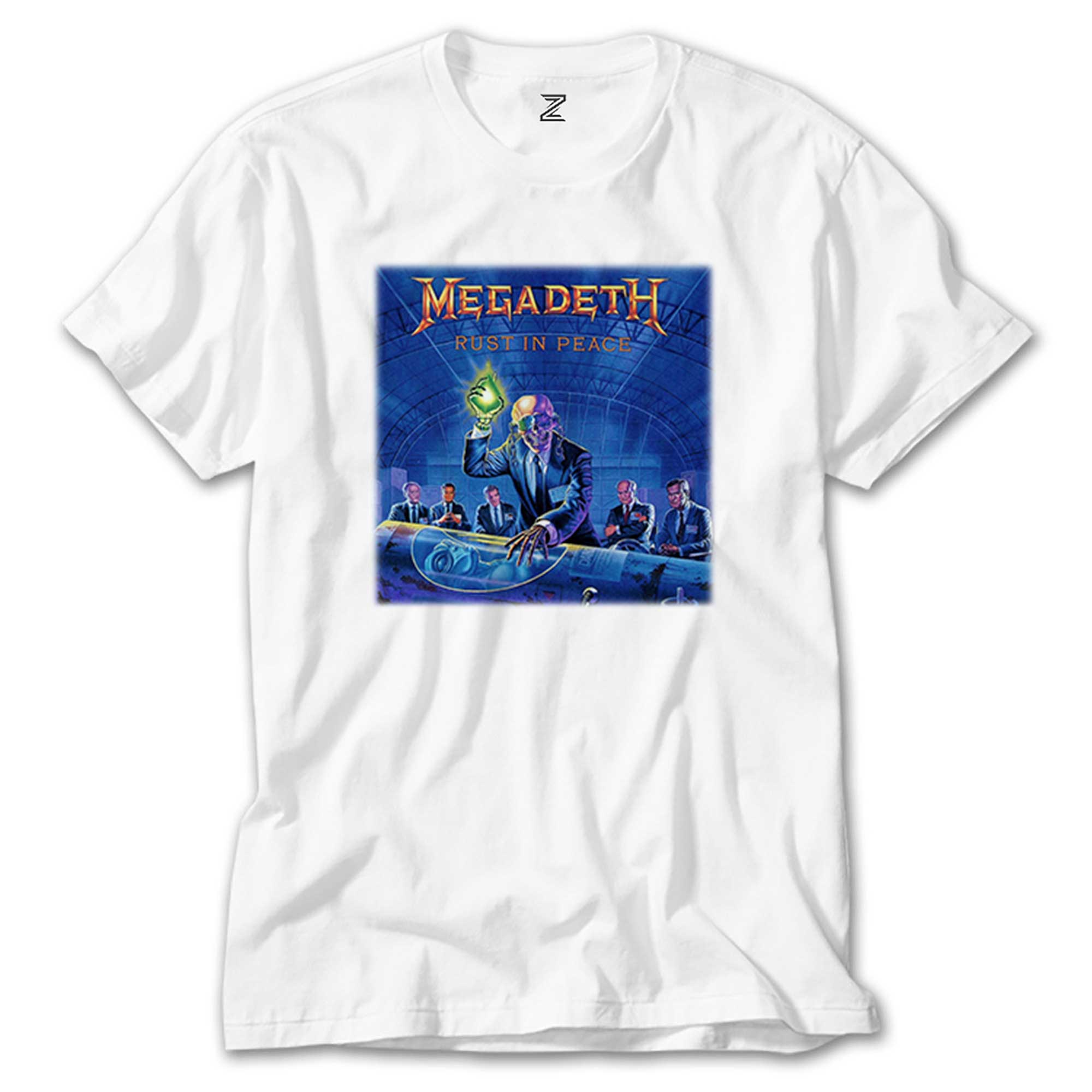 Megadeth Rust in Peace Beyaz Tişört