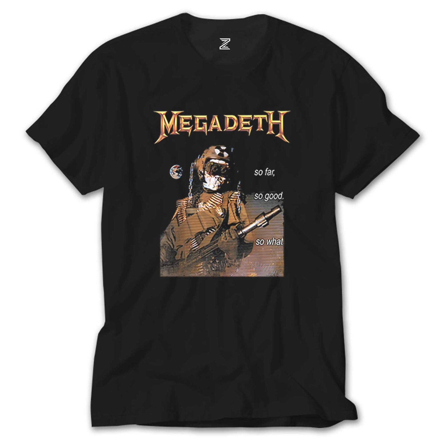 Megadeth So Far So Good Siyah Tişört