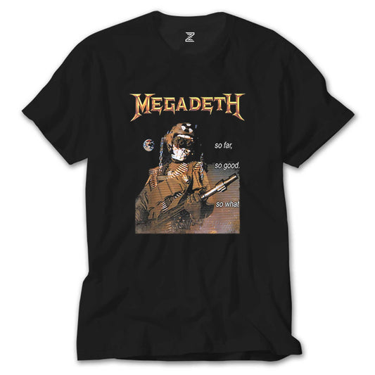 Megadeth So Far So Good Siyah Tişört