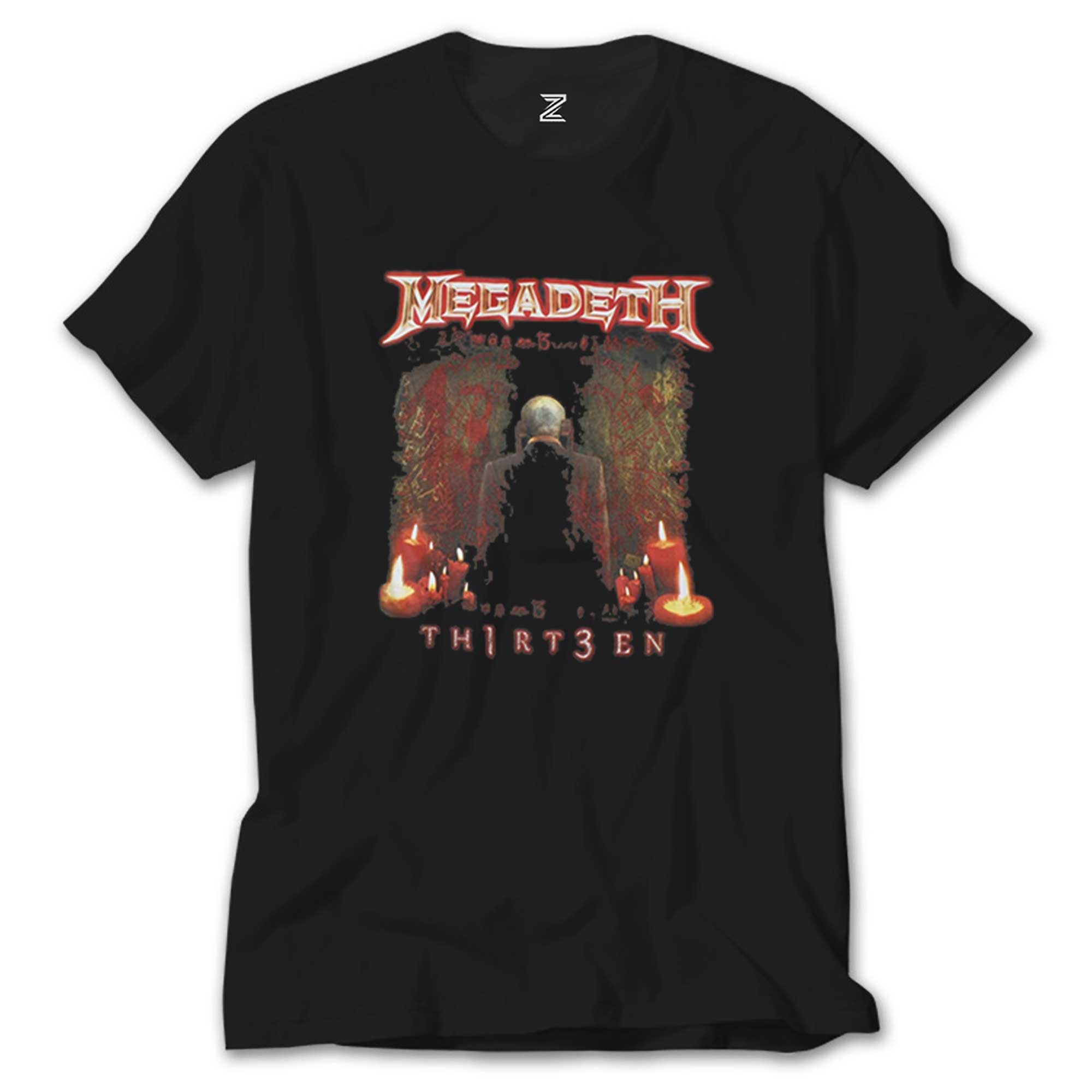 Megadeth Thirteen Siyah Tişört