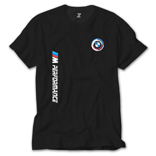İndirimli BMW Logo M Power Motorsport 2 Siyah Tişört