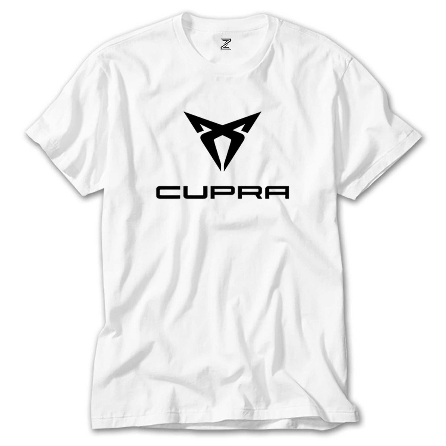 Cupra Logo Text Beyaz Tişört