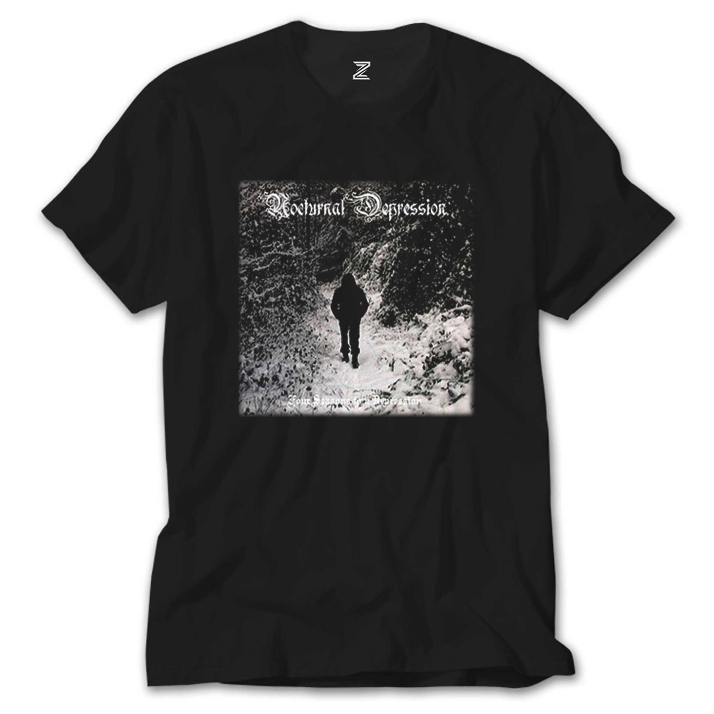 Nocturnal Depression Four Seasons Siyah Tişört