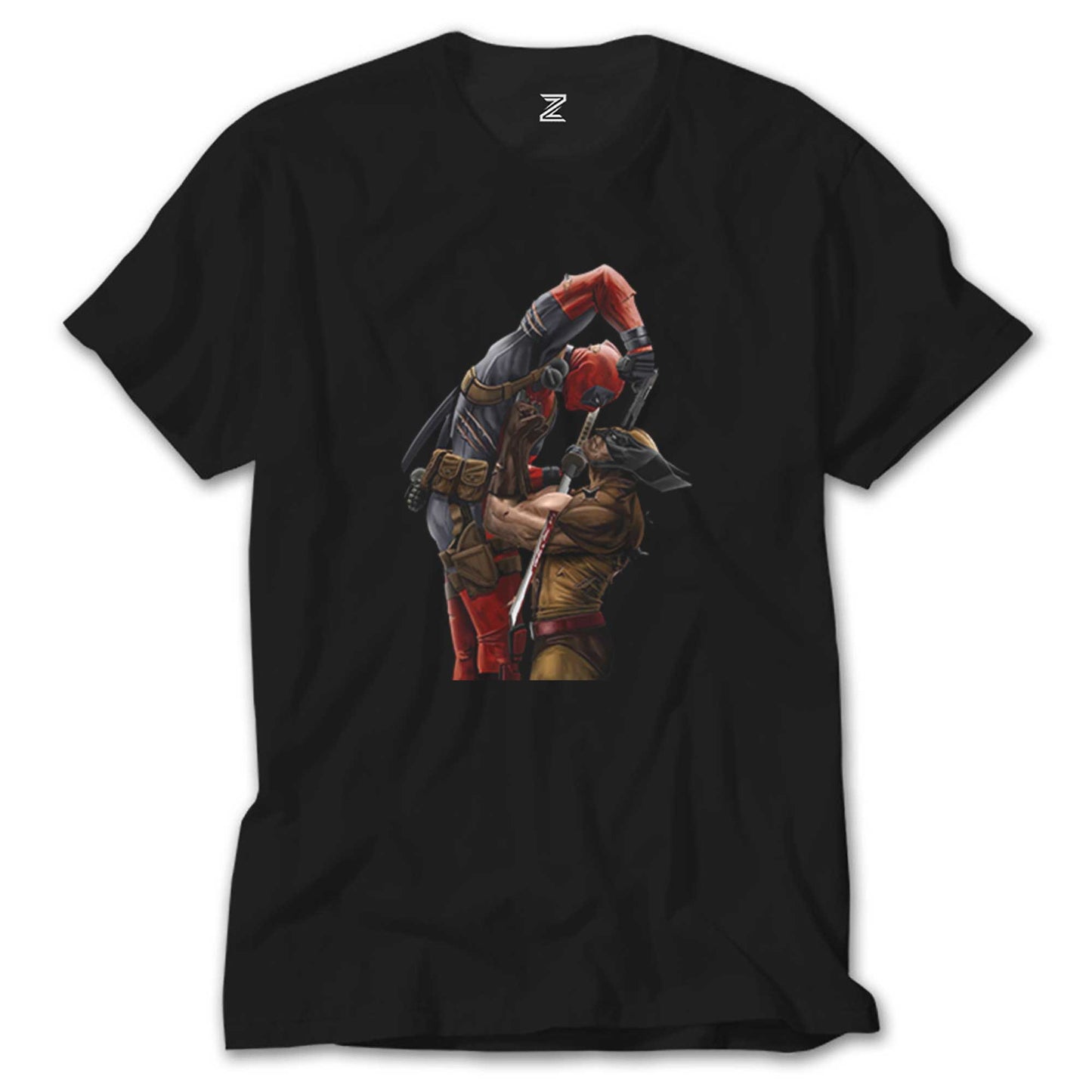 Deadpool Wolverine Siyah Tişört