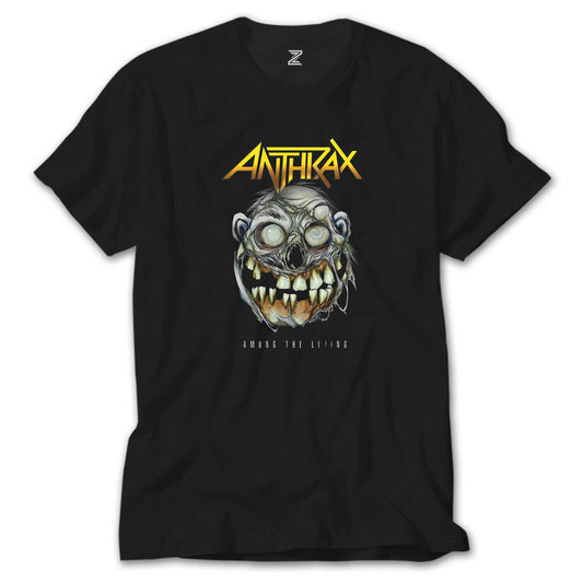 Anthrax Amung The Living Siyah Tişört