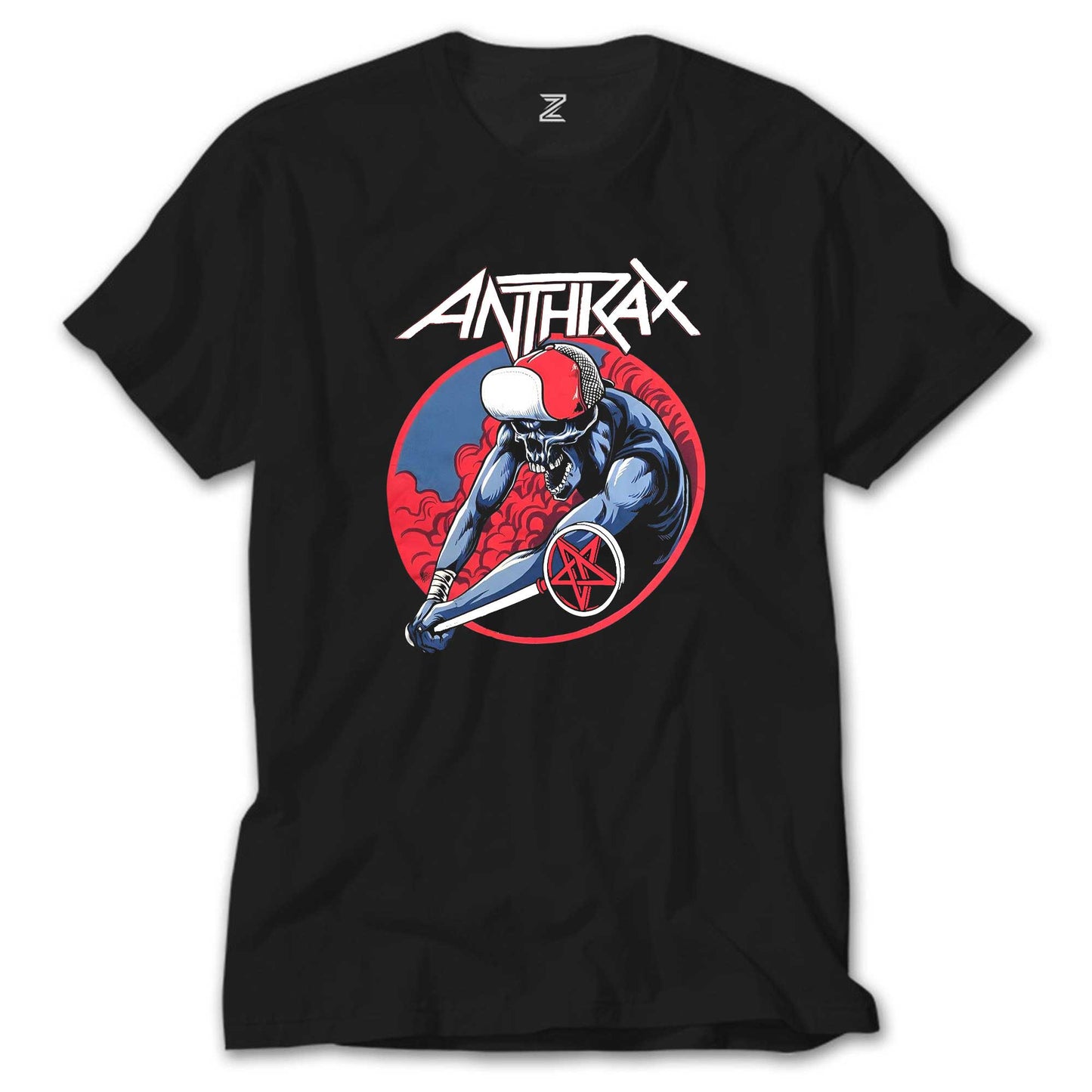 Anthrax Pentegram Siyah Tişört