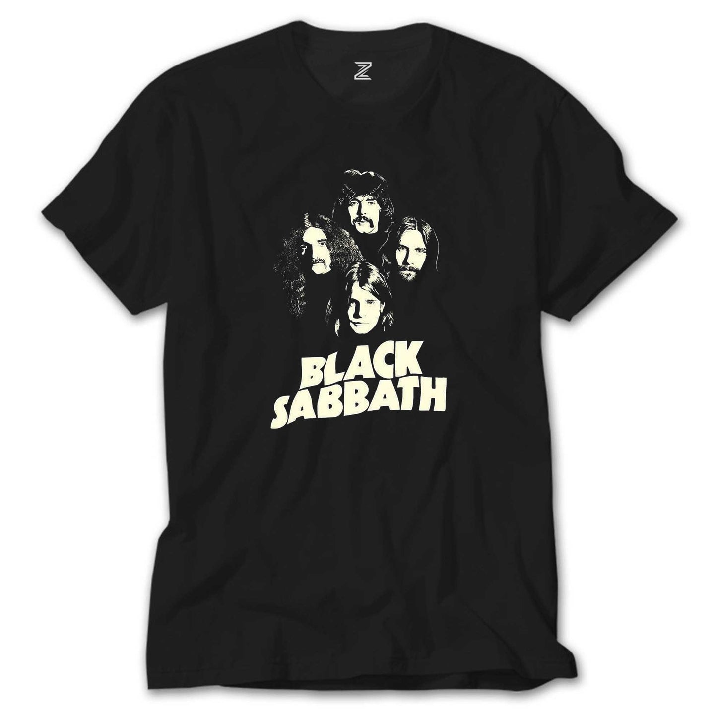 Black Sabbath Siluet Siyah Tişört