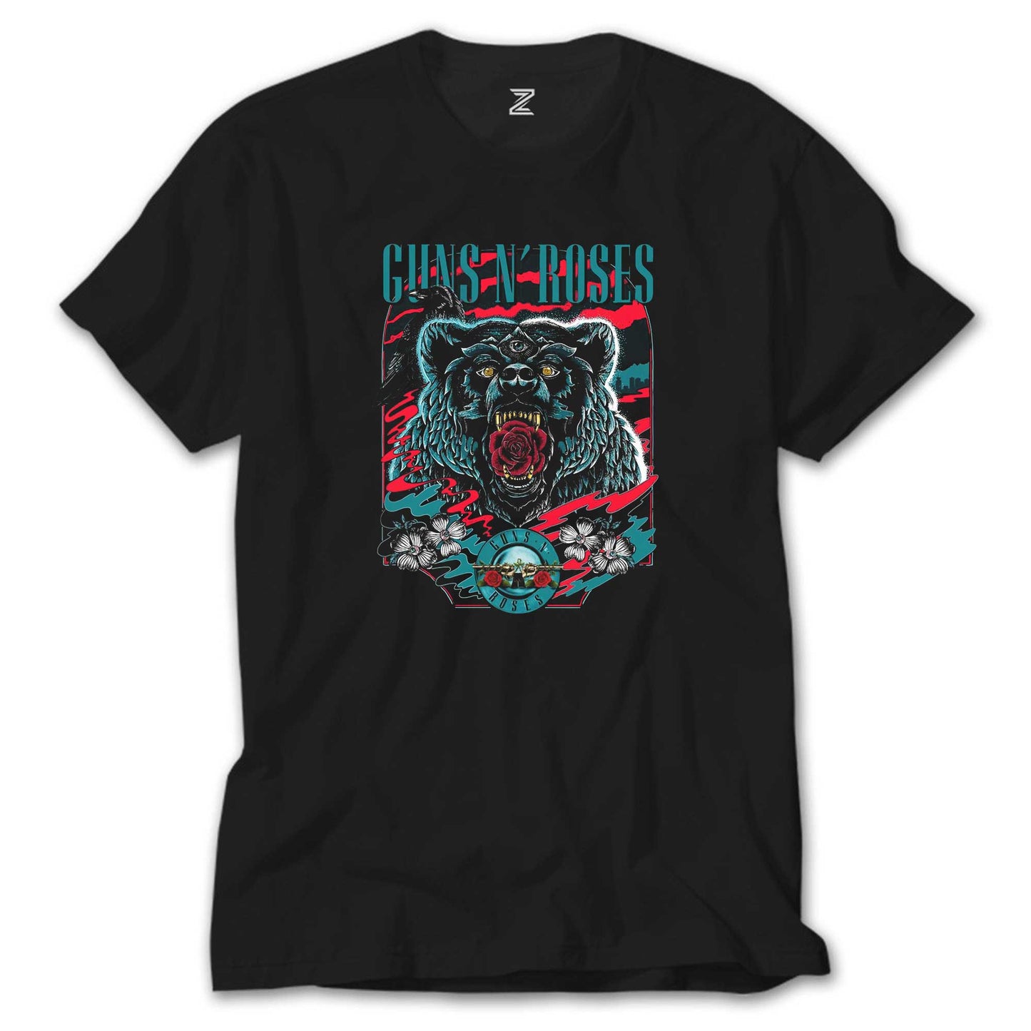 Guns N Roses Bear Siyah Tişört