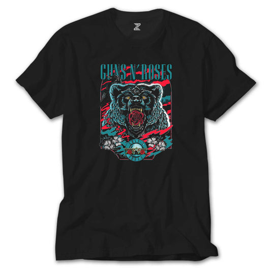 Guns N Roses Bear Siyah Tişört
