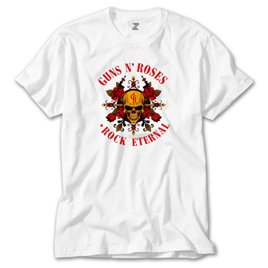 Guns N Roses Rock Eternal Beyaz Tişört