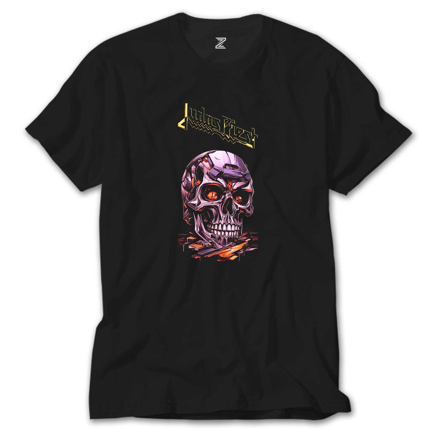 Judas Priest Modern Skeleton Siyah Tişört