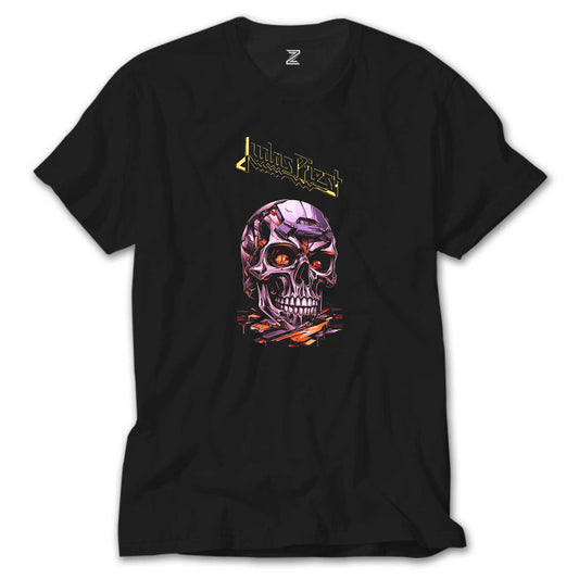 Judas Priest Modern Skeleton Siyah Tişört