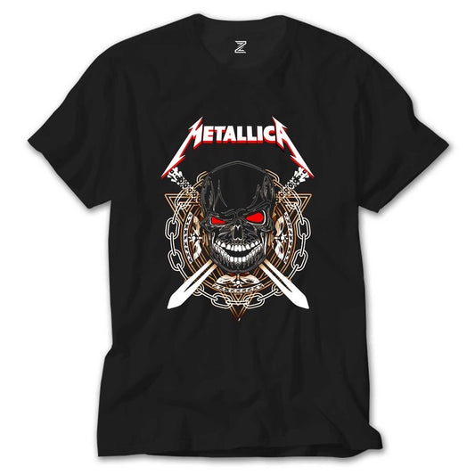 Metallica Warrior Siyah Tişört
