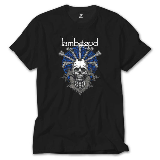 Lamb Of God Bearded Skull Siyah Tişört