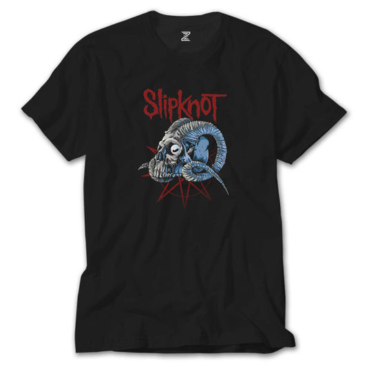 Slipknot Ram Head Siyah Tişört