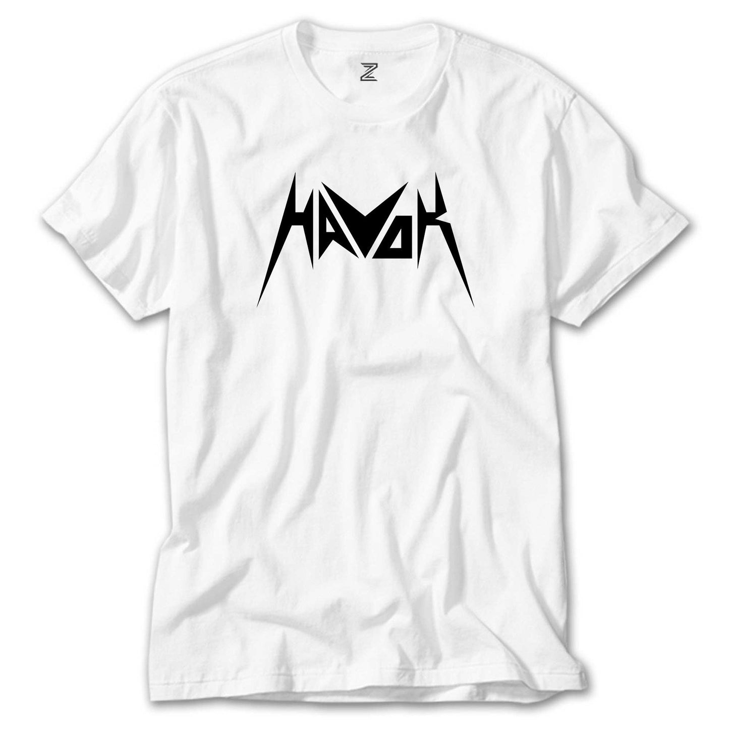 Havok Logo Beyaz Tişört