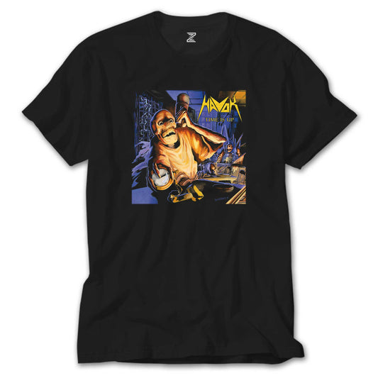 Havok Time Is Up Siyah Tişört