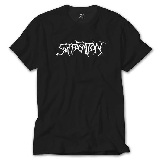 Suffocation Logo Siyah Tişört