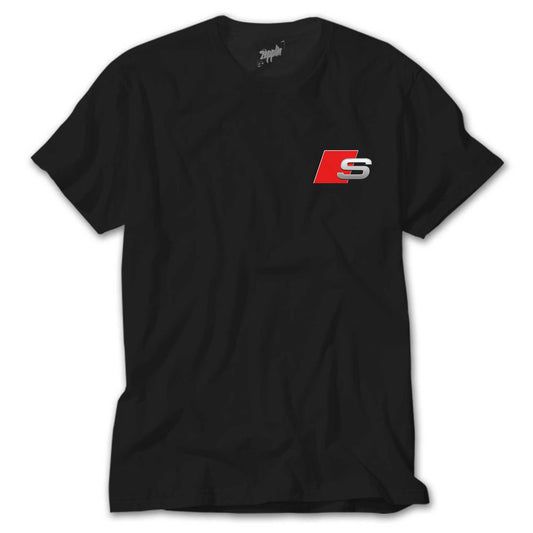 Audi S Line Logo Siyah Tişört