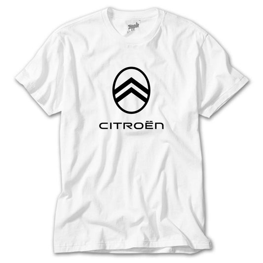 Citroen New Logo Beyaz Tişört