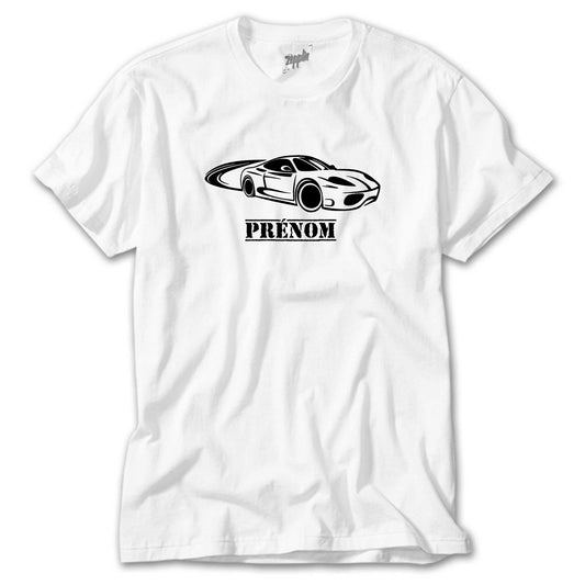 Ferrari Pronom Beyaz Tişört