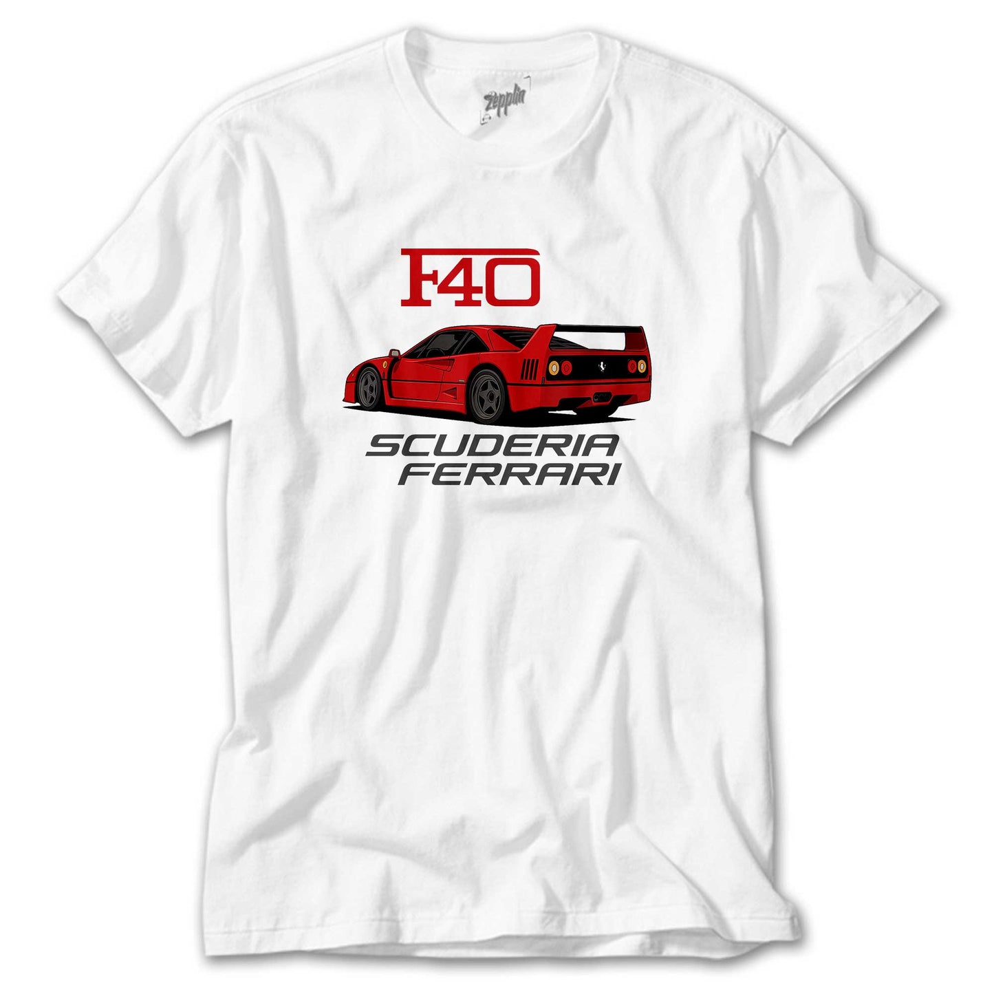 Ferrari F40 Beyaz Tişört