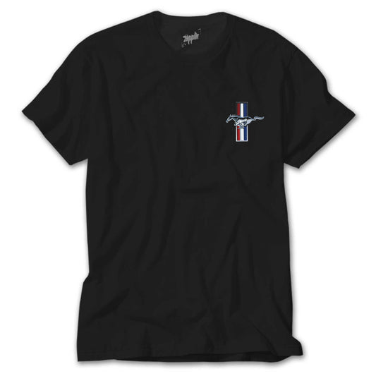 Ford Mustang Logo Siyah Tişört