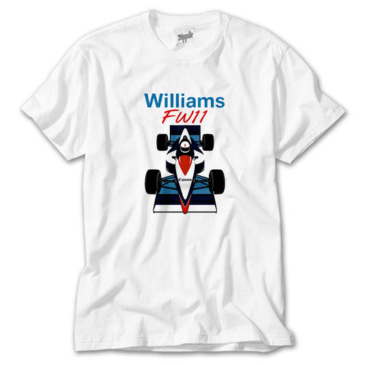 F1 Williams Beyaz Tişört
