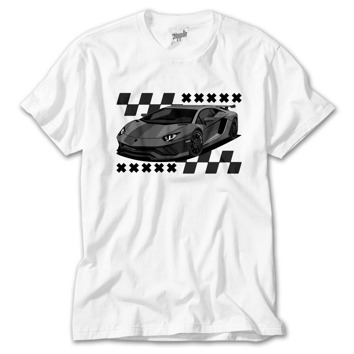 Lamborghini Huracan Beyaz Tişört