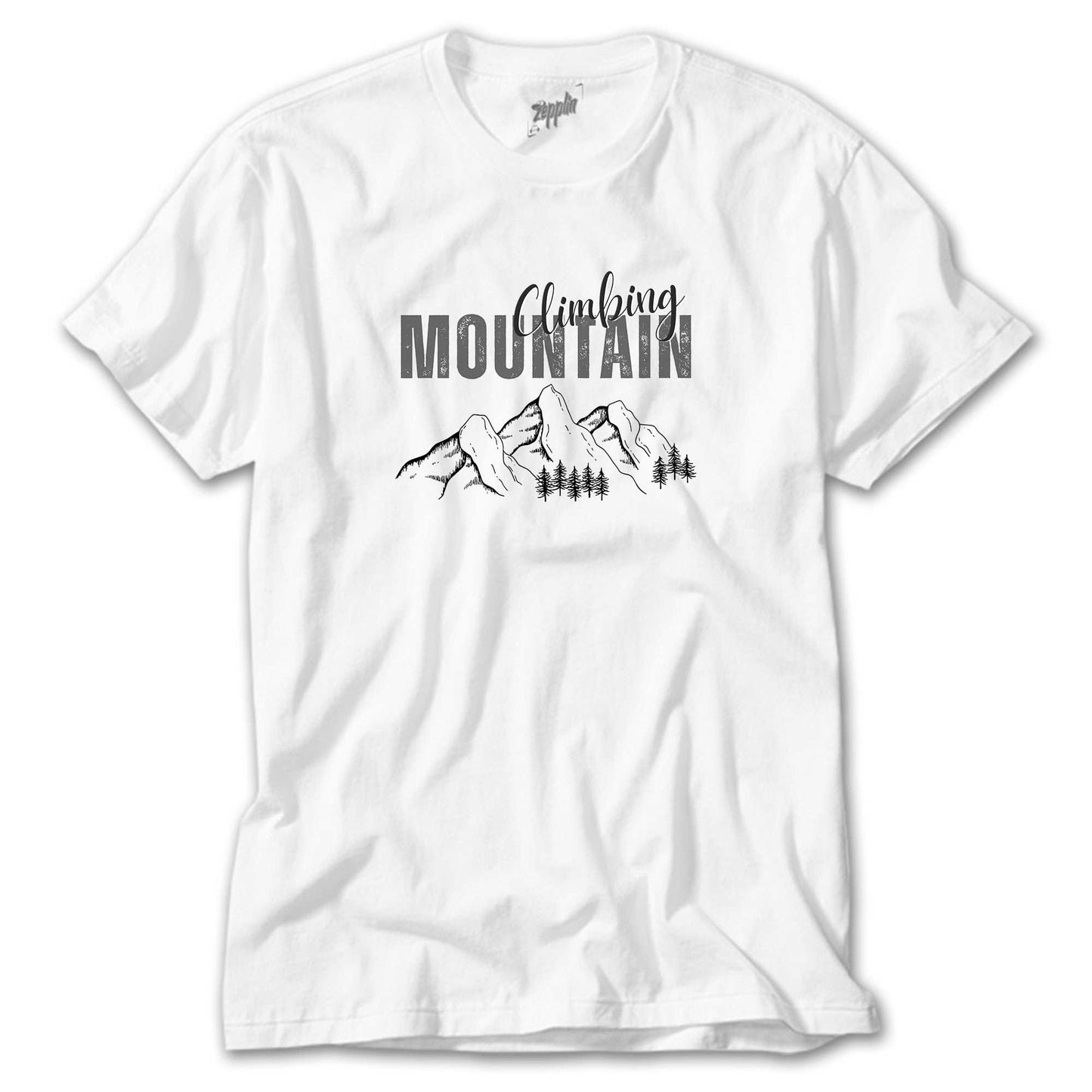 Climbing Mountain Beyaz Tişört