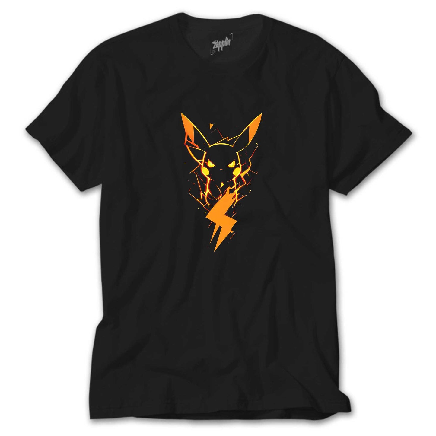 Pikachu Siyah Tişört