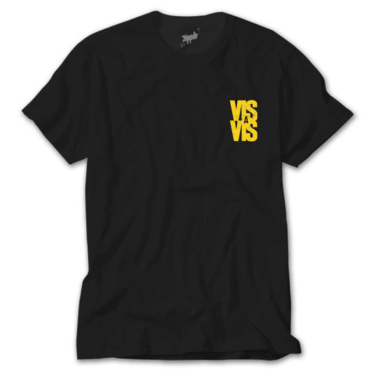 Vis A Vis Logo Siyah Tişört