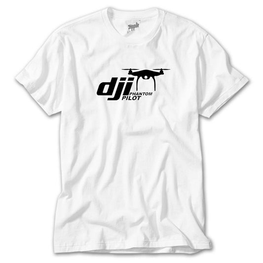 Dji Phantom Pilot Beyaz Tişört